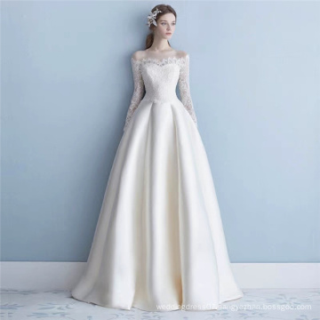 New Luxury style Strapless backless sleeveless Big puffy Wedding gown